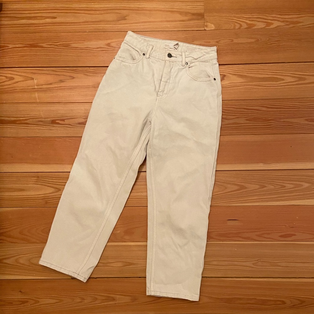 Afends white jeans
